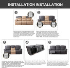 Genina Recliner Sofa Cover Stretch Couch Covers, Sofa Slipcover - Image 7