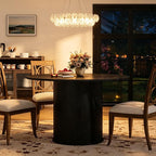 GarveeHome 47'' Round Dining Table - Image 6