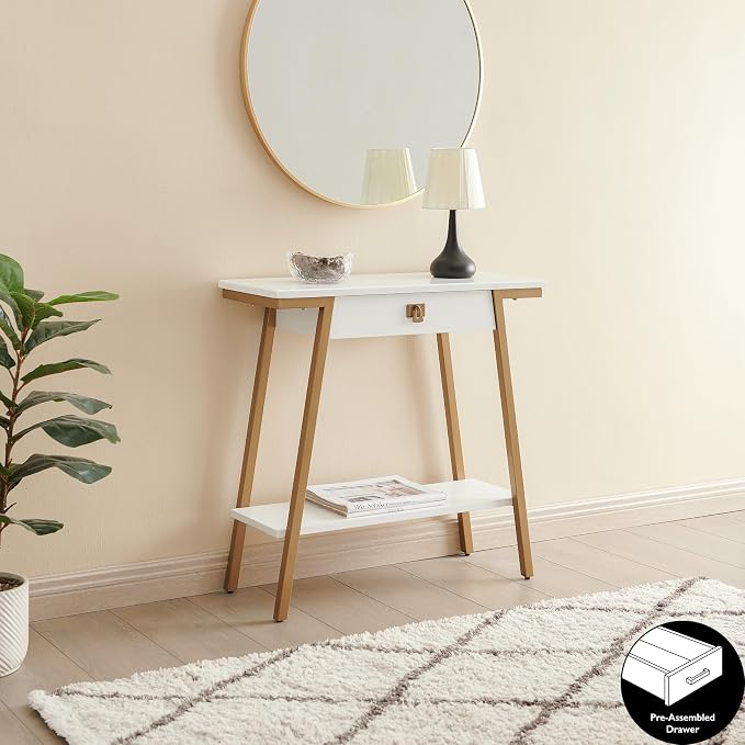 Leick Home 214346 Empiria Wood Console Table - Image 11
