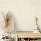 Grasscloth Peel and Stick Wallpaper Modern 15.7in x 118.1in Textured Linen - Image 3
