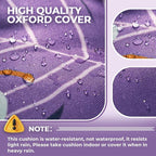 Outdoor Chaise Lounge Chair Cushion Waterproof 74.4 x 22 x 4.7 Inches Thickened - Image 7