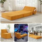 Kasunpul Folding Sofa Bed with Pillow, Memory Foam Fold Out Chair Bed, - Image 7