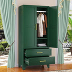 GAIOUS 71" Metal Wardrobe Cabinet - Image 6