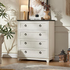 Joaxswe Farmhouse 4 Drawer Dresser - Image 8