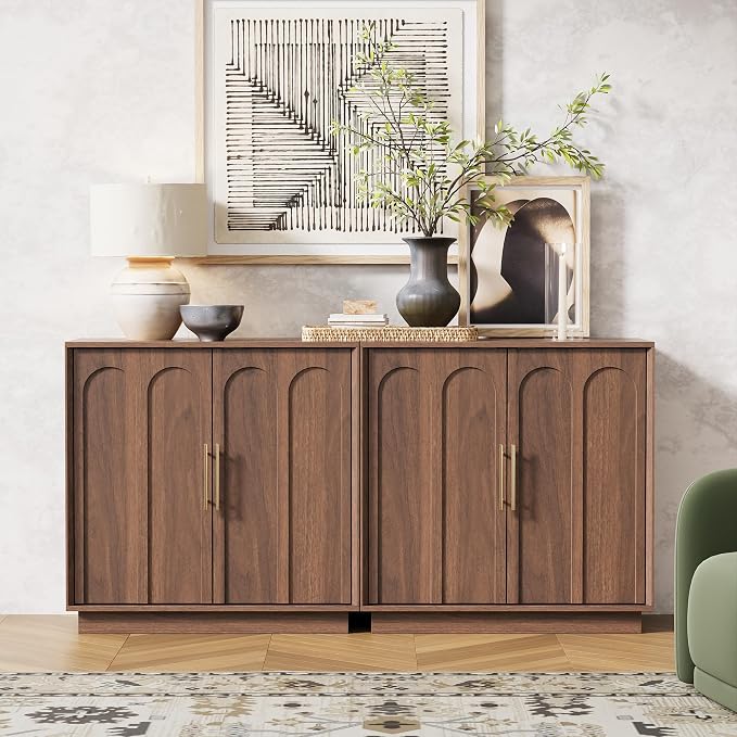 FORTUNETEC Sideboard Buffet Cabinet by FORTUNETEC