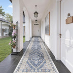2'6 x 14' Runner Rug Non Slip, Washable Kitchen Rugs, Living Room, Extra Long - Image 3
