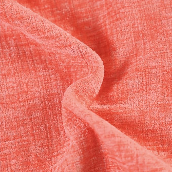 CaliTime Decorative Couch Throw Pillow Covers 26 X 26 Inches Living Coral | - Image 2