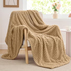 BEDELITE Camel Throw Blanket for Couch, Soft Cozy Gifts for Women, 50 * 60 | 3D - Image 4