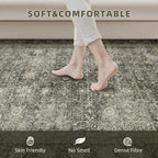 8x10 Retro Washable Area Rugs for Living Room, Dining Room, Nursery | Ultra - Image 5