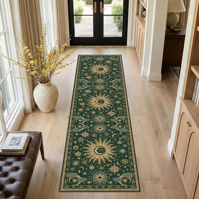 Vacuum-Friendly, 2x8 Washable Area Rug - Image 2