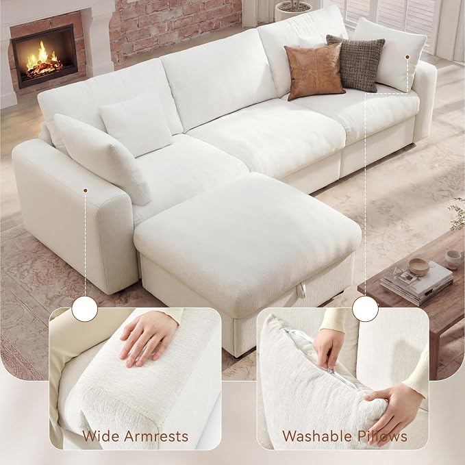 Ihanherry Cloud Sectional Couches - Image 6