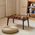 JIKUGO Bamboo Folding Coffee Table No Assembly Required Japanese Floor Table by JIKUGO