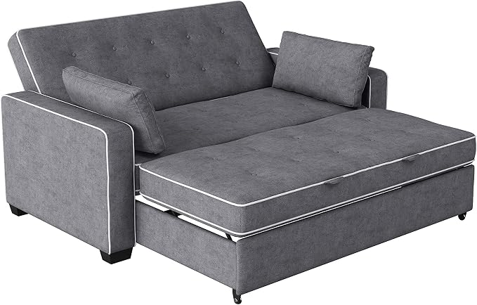 Serta Ainsley 72.6" Convertible Sleeper Sofa, Queen Size, Dreamcoil Comfort - Image 12