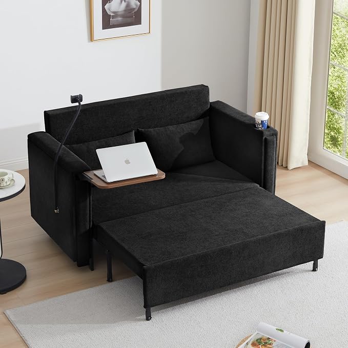 3-in-1 Convertible Sleeper Sofa Couch - Image 8