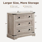 T4TREAM 32" Farmhouse Nightstand - Image 3