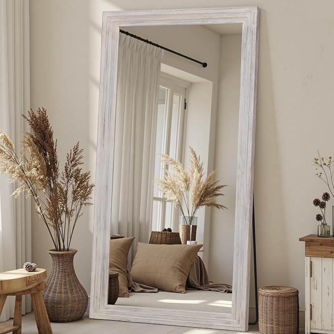 Full Length Mirror, Oversized Stand Up Mirrors Large Wall Mirrors, Wall Mounted by CoomilyBrandStory