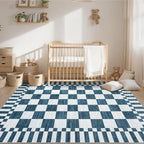 GarveeHome 9x12 Area Rugs for Living Room Washable Checkered Rug Bedroom | - Image 4