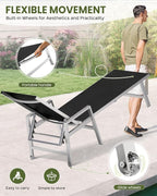 Patio Chaise Lounge Chair Outdoor - Image 5