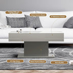 HedoAjim Led Coffee Table for Living Room, Living Room Table Rectangular Center - Image 4