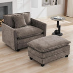 WUTUTUEE 41'' Modern Chenille Oversized Chair, Upholstered Accent Living Room - Image 7