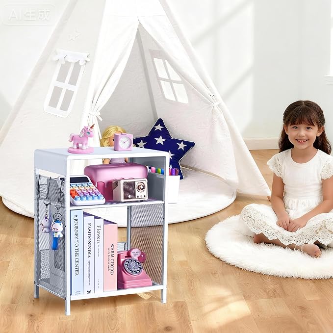 ECOLOVI Kids Nightstand 19in High - Image 5