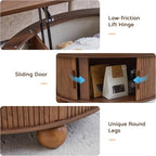 Round Lift Top Coffee Table - Image 5