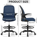 Drafting Chair Tall Office Chair - Image 2