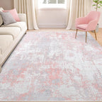 RELEANY Washable 5'x7' Abstract Area Rug - Image 3