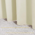 NICETOWN Room Darkening Beige Curtain 84 inch Length - Image 7