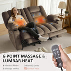 MCombo 55.9" Zero Gravity Power Loveseat Recliner - Image 5