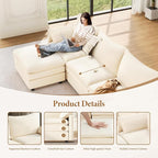 Vesgantti 169" Large Modular Sectional Sofa, Big Comfy Cloud Couch - Image 4