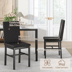 Recaceik Dining Table Set for 4, Modern 5 Piece Dining Table Set Faux Marble - Image 5