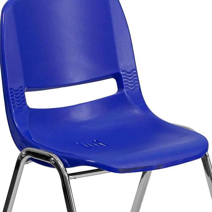 Flash Furniture HERCULES Series 440 lb. Capacity Kid's Navy Ergonomic Shell - Image 9