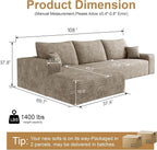 AUGOP 108" Sectional Couches for Living Room Modern Modular Sofa - Image 2