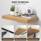 Dreamland 48" Floating Shelves for Wall, Wall-Mounted Shelves for Bedroom - Image 5