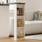ModernMate Bar Cabinet with Storage 360° Rotating Home Bar Table with Power - Image 8