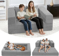 Futon Sofa Bed with Pillow, 3-in-1 Sleeper Sofa Bed with Removable Cover by Cansunna