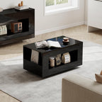 35" High Gloss Wood Coffee Table - Image 7