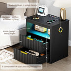 WOOVIVS Modern Nightstand Set of 2 - Image 5