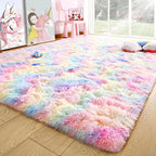 3x5 Rainbow Fluffy Soft Area Rug Non-Slip - Image 9