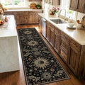 Vacuum-Friendly, 2x8 Washable Area Rug by meejou