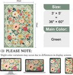 DUKINO 3x5 Area Rug, Floral Washable Rug - Image 2