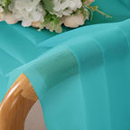 Chyhomenyc Turquoise Sheer Curtains 84 Inches Long - Image 7