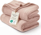 Bedsure GentleSoft Fleece Throw XL Blanket Dusty Pink by Unknown
