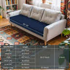 Hokway Couch Cushion Covers Stretch Cushion Covers Sofa Seat Cushion Slipcover - Image 3