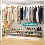 viewcare Long Shoe Rack for Entryway, Shoe Organizer for Hallway Closet - Image 4