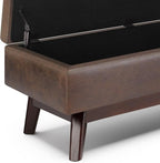 SIMPLIHOME Owen Rectangular Storage Ottoman - Image 7