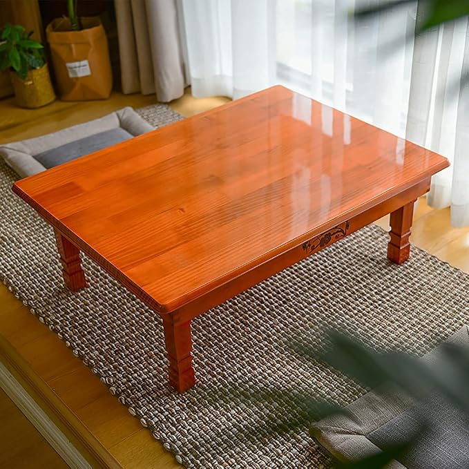 Computer Desk, Vanity Desk, Bedside Tables, Korean Solid Folding Low Table by Unknown