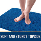 OLANLY Dog Door Mat for Muddy Paws 44x24, Super Absorbent Chenille Mud Mat | - Image 4