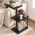 Faesun Swivel Side Table for Couch Arm, Adjustable C End Table for Recliner or by Faesun